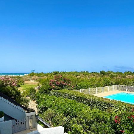 Appartement Entre La Lagune Et La Mer Avec Piscine, Direct Plage, Vue Partielle Mer Saint-Cyprien  Buitenkant foto