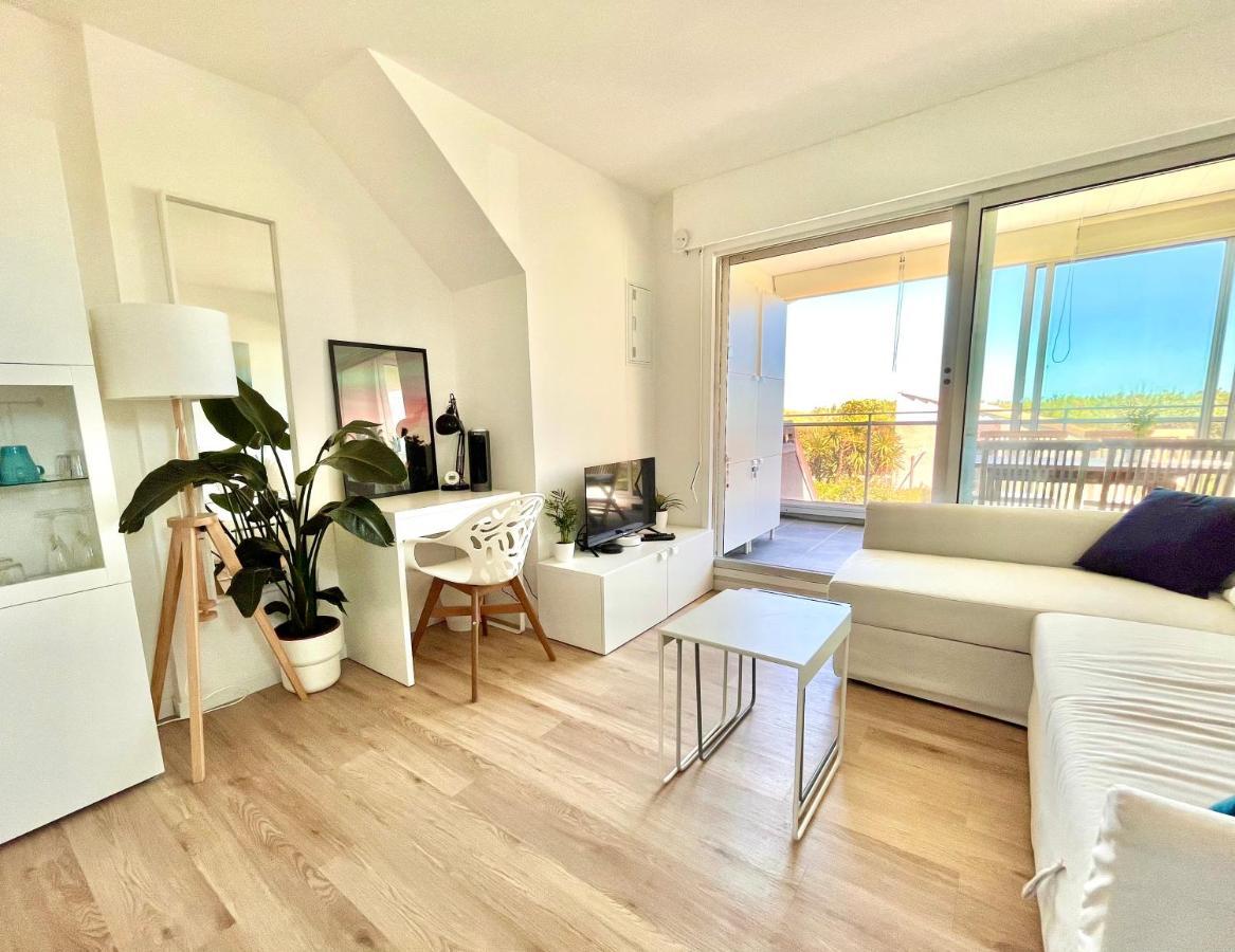 Appartement Entre La Lagune Et La Mer Avec Piscine, Direct Plage, Vue Partielle Mer Saint-Cyprien  Buitenkant foto