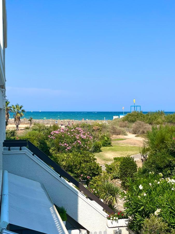 Appartement Entre La Lagune Et La Mer Avec Piscine, Direct Plage, Vue Partielle Mer Saint-Cyprien  Buitenkant foto